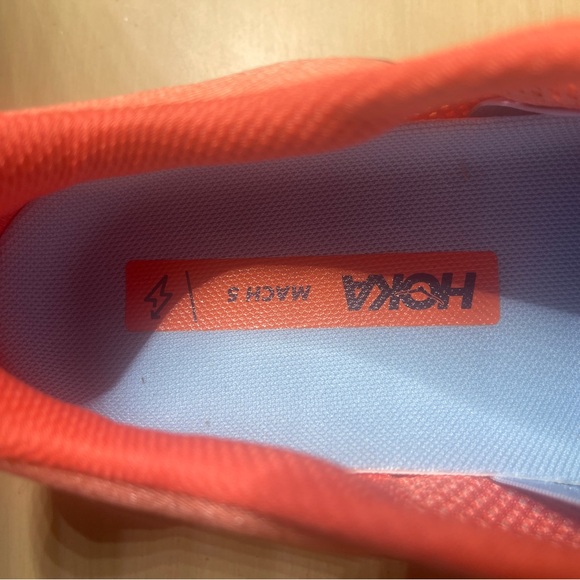 Hoka Women's Hoka Mach 5 Shoes New No box size 9 V507 Camelia - Picture 4 of 10